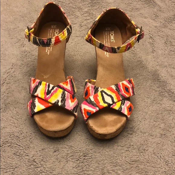 Toms Shoes - Toms Cork Wedge Heels-Offer/Bundle to Save